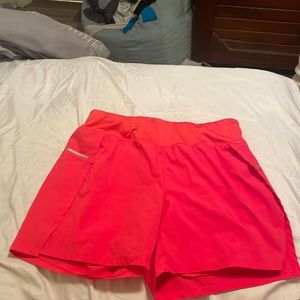 Orange-red Avia shorts